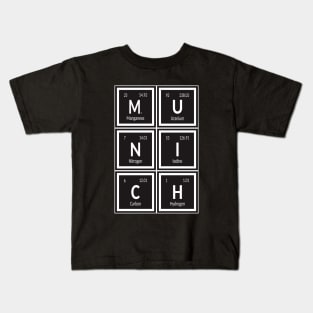 Munich City Table of Elements Kids T-Shirt